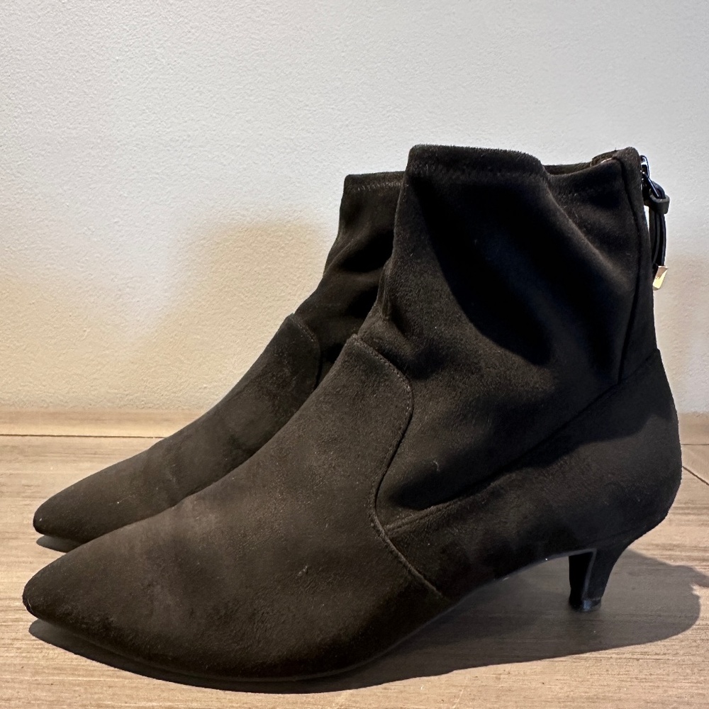 Cole Haan Harlow Stretch Kitten Heeled Bootie